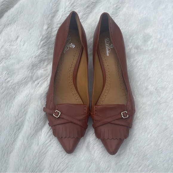 Brooks Brothers Kitten Heels Women’s size 9 Brown with Tassels - Picture 1 of 11